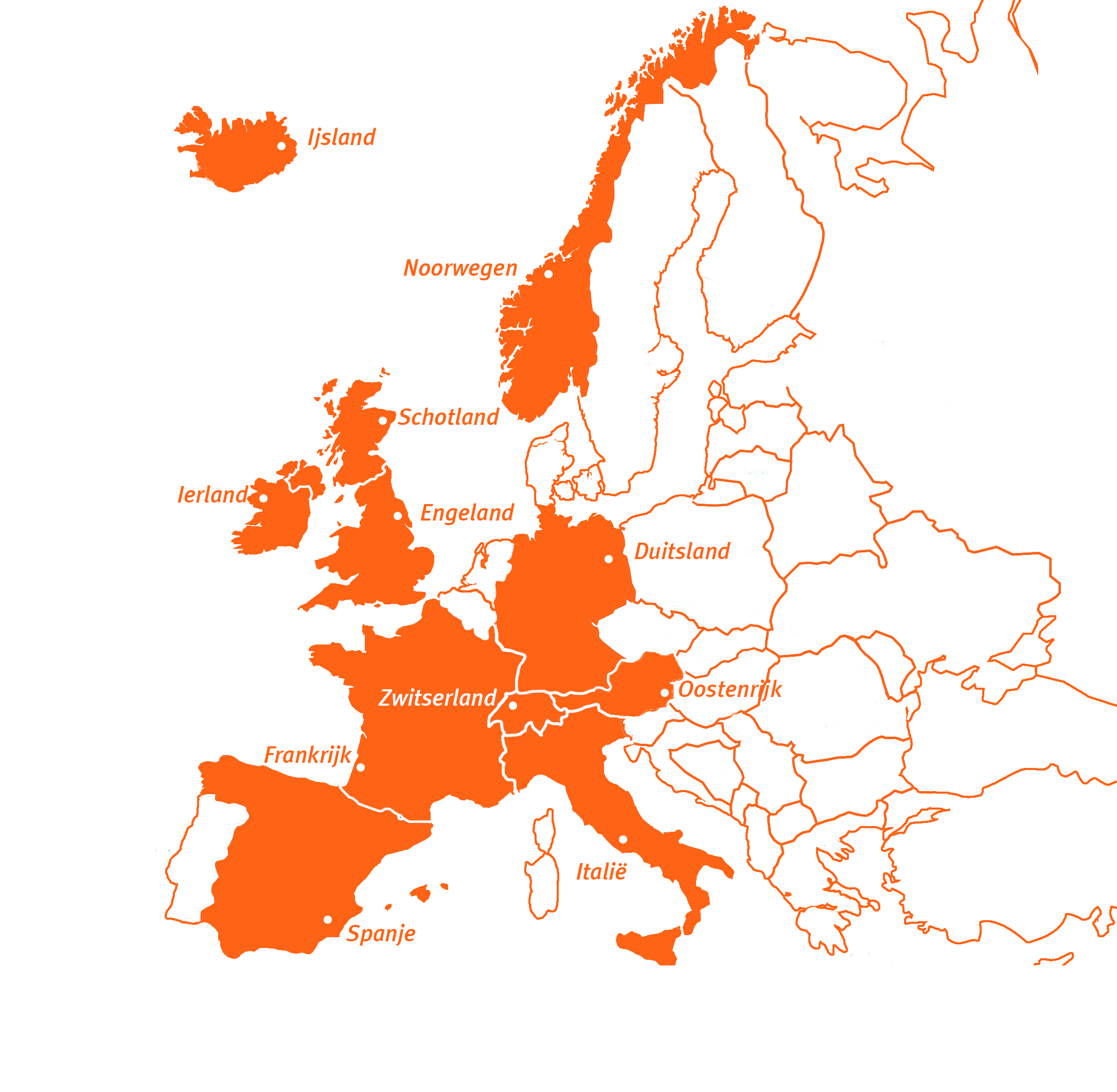 Travel Active - Europa - Kaart
