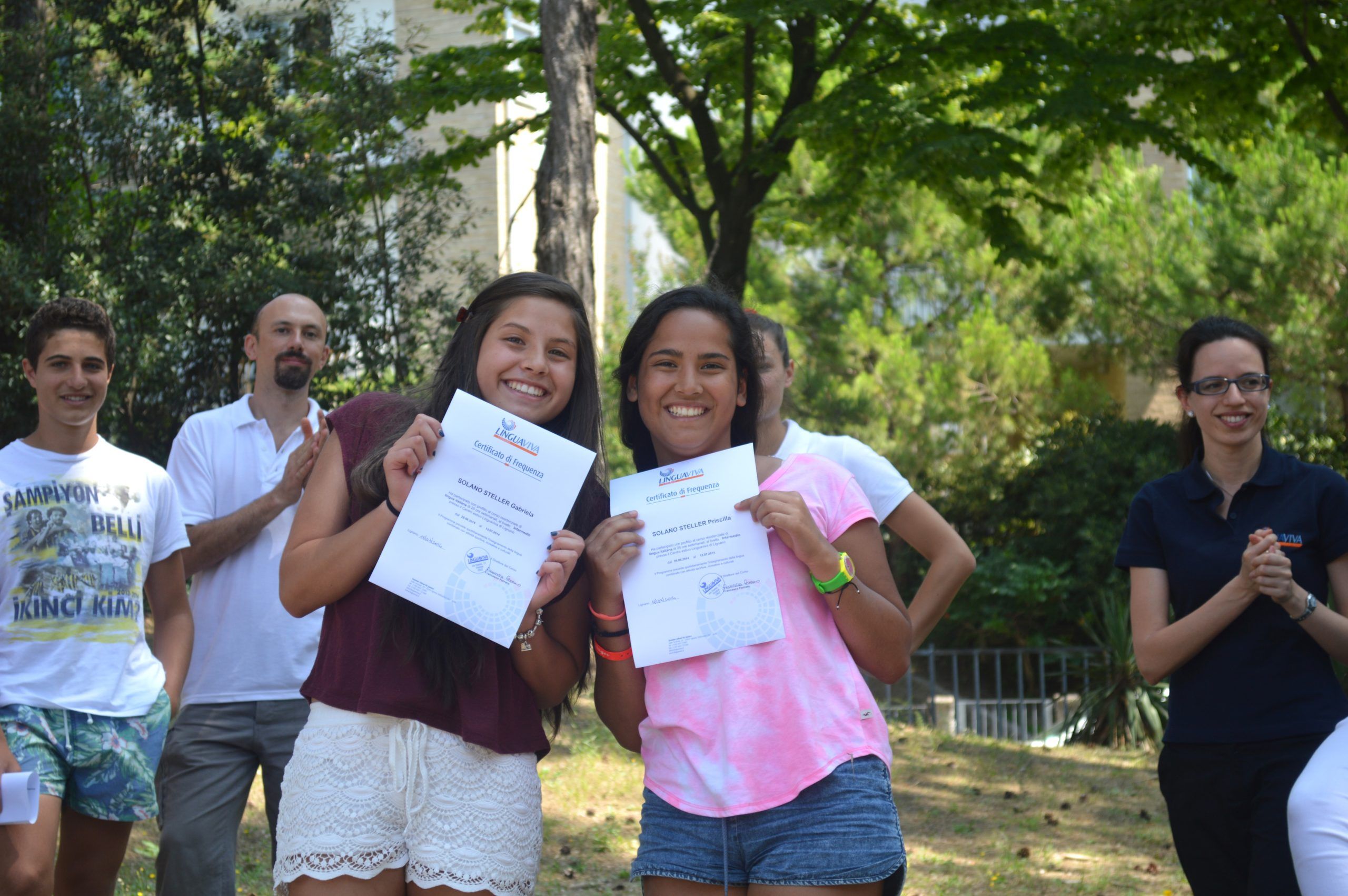 Junior Taalreis in Lignano studenten