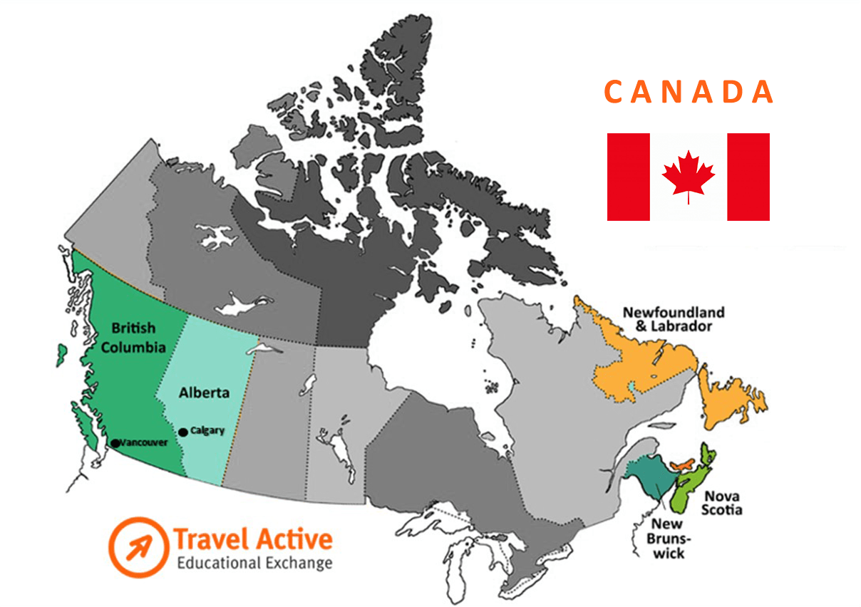 High School Canada provincies