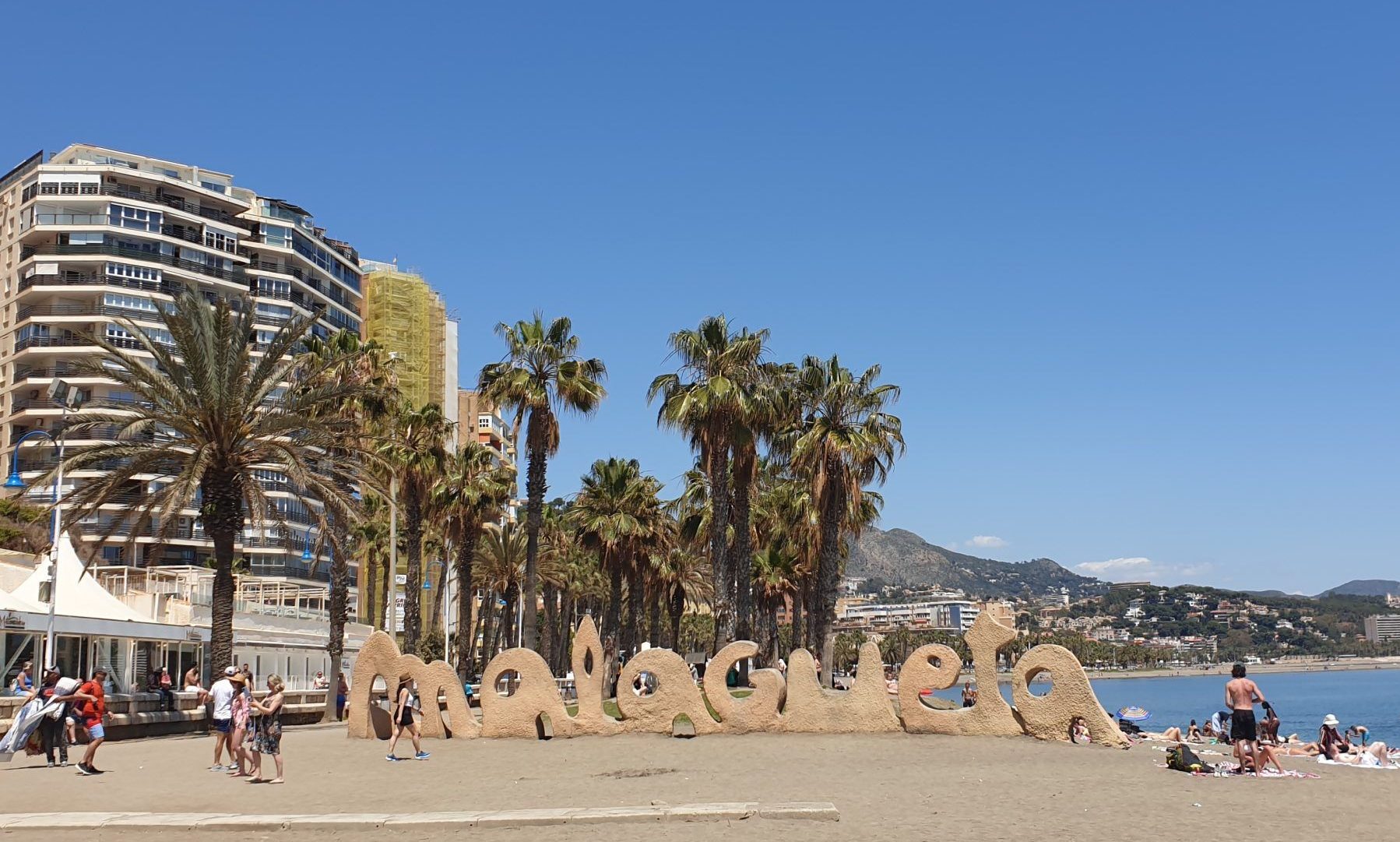 Malaga beach